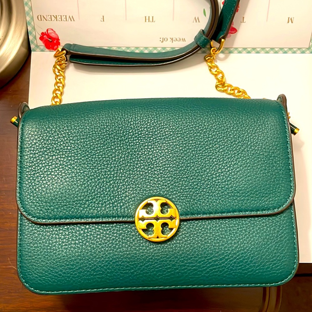 Tory Burch green mini bag